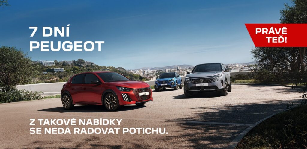 7 dní PEUGEOT u nás ve VETO CZ